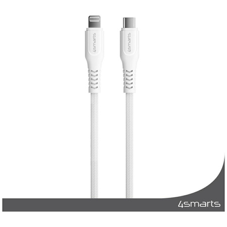 Kabel 4smarts Lightning do USB-C 30W     1.5m biały
