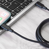 Proove kabel Striped Silicone Type-C do Lightning (1m) czarny