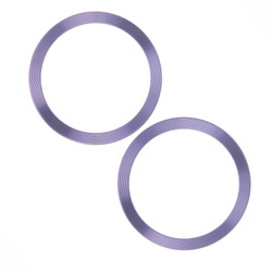 Metal Ring (2szt.) jasnofioletowy