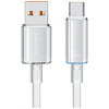 Kabel USAMS Cloud Series US-SJ658 6A     USB-A do USB-C 1,2m biały