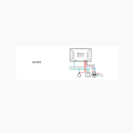 Sonoff Smart 4 Channel Relay Wi-Fi Current Switch White (4CHR3)
