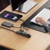 HUB 7-portowy USB-A 3.0 przewód 1M - czarny