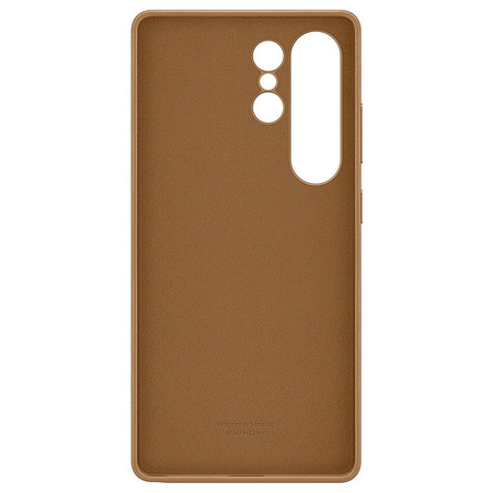 Etui z ekoskóry Samsung KindSuit Case EF-VS938PJEGWW do Samsung Galaxy S25 Ultra - złote