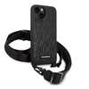 Karl Lagerfeld KLHCP14SSTMMK iPhone 14 6,1" hardcase czarny/black Monogram Plaque Logo Strap