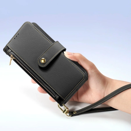 Dux Ducis Lawa Leather Case for iPhone 15 Pro - Black