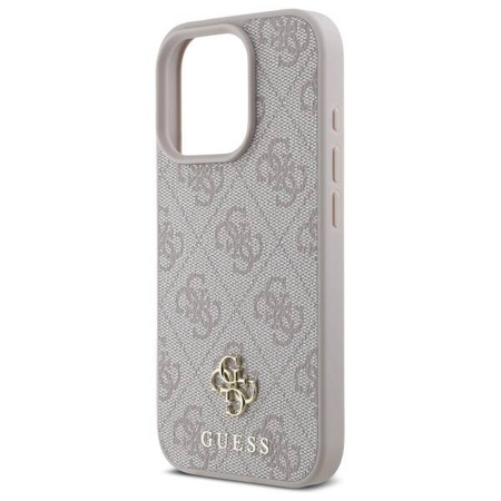 GUESS futerał do IPHONE 16 Pro Max kompatybilny z MagSafe GUHMP16XP4SM4MP (PU 4G Small and Classic) pink