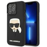 Karl Lagerfeld KLHCP13LKH3DBK iPhone 13 Pro / 13 6,1" czarny/black hardcase 3D Rubber Karl`s Head