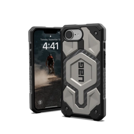 UAG Monarch Pro MagSafe case for iPhone 16e - titanium