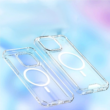 Wozinsky Clear Corner Case MagSafe für Samsung Galaxy S25 - Transparent