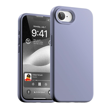 Etui Mercury Silicone do iPhone 16e      lawendowy