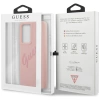 Guess GUHCS21LLSVSPI S21 Ultra G998 różowy/pink hardcase Script Vintage