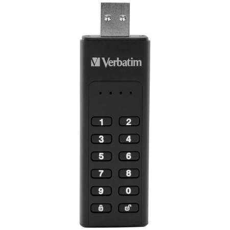 Dysk zewnętrzny Verbatim Keypad Secure    USB 3.2 Gen 1 32GB czarny 49427