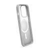 Etui silikonowe Puro Gradient MagSafe do iPhone 15 Pro - srebrne