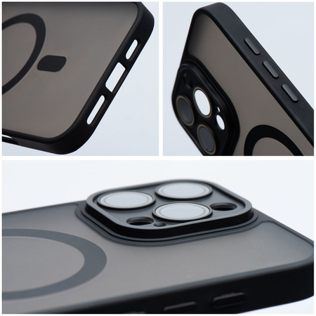 Futerał VARIETE MAG COVER kompatybilny z MagSafe do IPHONE 12 czarny