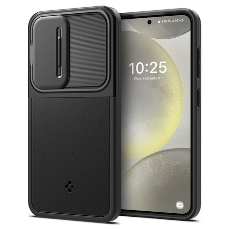 Spigen Optik Armor Hülle für Samsung Galaxy S24 – Schwarz