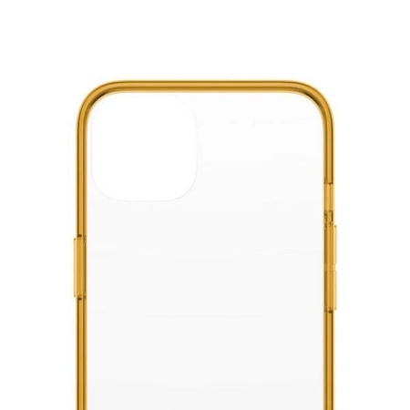 Etui PanzerGlass ClearCase antybakteryjne z certyfikatem Military Grade na iPhone 13 / 14 / 15 - przezroczysto-żółte
