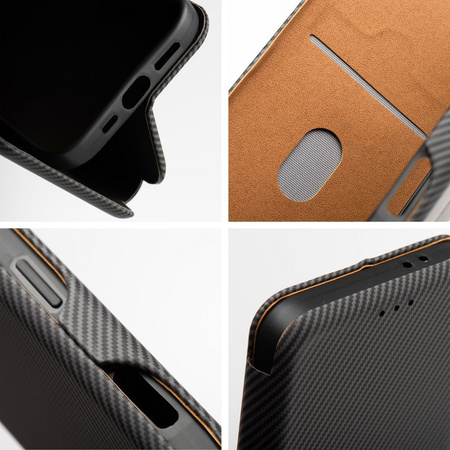 Kabura FOLIO Side Magnet do MOTOROLA G55 szary
