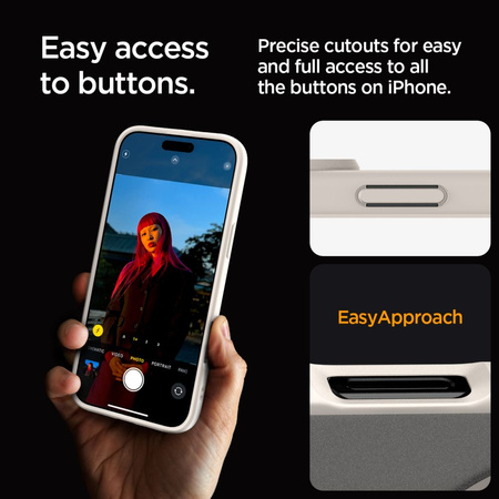 Spigen Ultra Hybrid MAG iPhone 16 Pro Max MagSafe frost natural titanium ACS08382