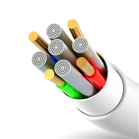 Dudao L2L USB-A / Lightning 3A Cable 2m - White