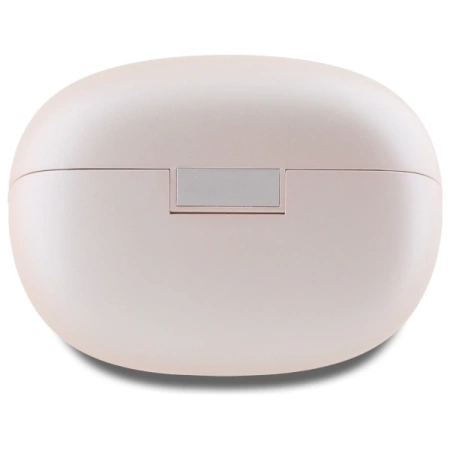 Słuchawki Bluetooth Guess Capsule Printed Logo TWS + stacja dokująca - różowe