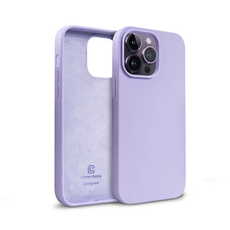 Crong Color Cover - Etui iPhone 14 Pro (fioletowy)