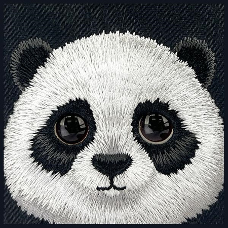 Nimmy etui iPhone 16 6.1" czarny/black Big Eyed Pet 2.0 Panda