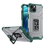 Crystal Ring Case Kickstand Tough Rugged Cover for iPhone 12 mini green