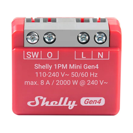 Sterownik Shelly 1PM Mini Gen4 Zigbee/Matter