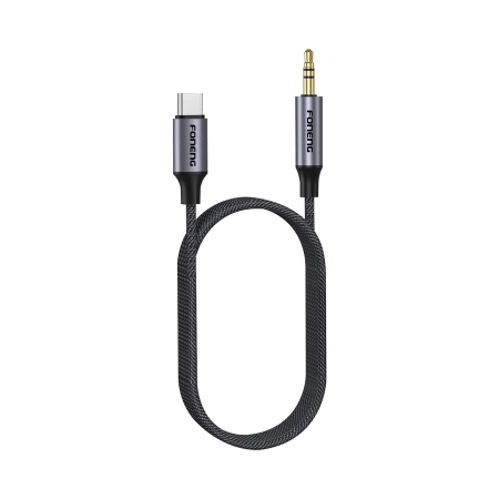 FONENG cable BM31 USB-C - JACK 3.5MM 1M Black