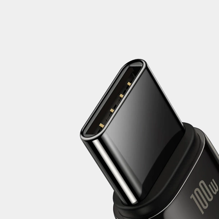 Baseus Tungsten Gold Kabel USB-A - USB-C 480Mb/s 100W 2m schwarz (CAWJ000101)
