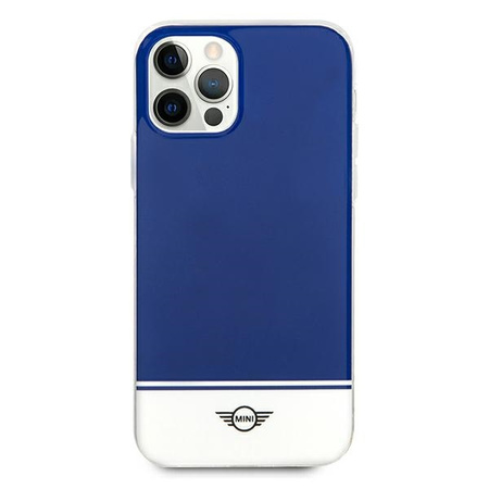 Mini MIHCP12LPCUBINA iPhone 12 Pro Max 6,7" granatowy/navy hard case Stripe Collection