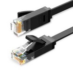 Płaski kabel sieciowy UGREEN Ethernet RJ45, Cat.6, UTP, 10m (czarny)