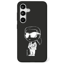 Karl Lagerfeld nakładka HC Magnetic Silicone Graffiti Ikonik do Samsung Galaxy S25 czarna