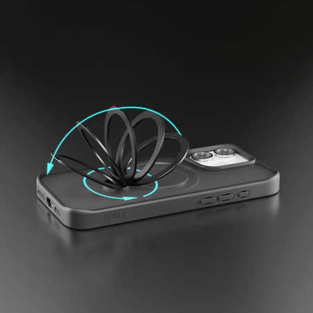 Nakładka Etteri Matt Mag Ring do iPhone 17 Air czarna