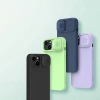 Nillkin CamShield Magnetic Silicone Case iPhone 14 Plus Magnetic MagSafe Cover with Camera Protector Green
