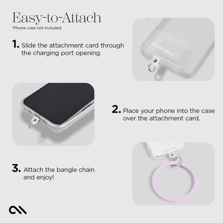 Case-Mate Phone Bangle - Brelok / bransoletka na nadgarstek do smartfona (Stardust)
