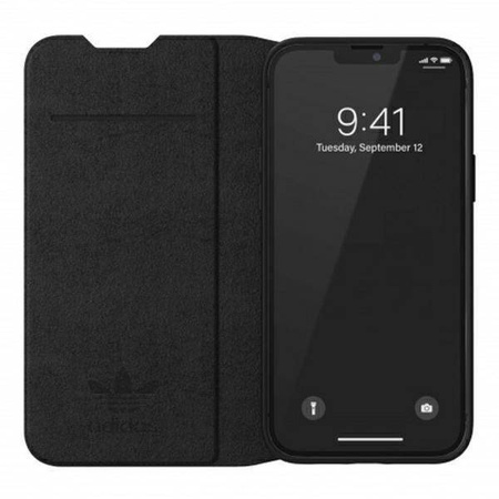 Original Handyhülle IPHONE 13 PRO MAX Adidas OR Booklet Case BASIC schwarz