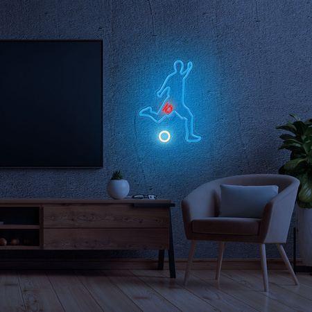 Neon PLEXI LED PIŁKARZ multikolor FPNE31 Forever Light