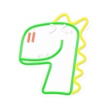 Neon PLEXI LED JURASSIC DINO zielony FLNJ02 Forever Light