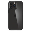 Spigen Crystal Hybrid, matte black - iPhone 15 Pro