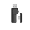 FORCELL F-AUDIO Super Clear Calls słuchawki bezprzewodowe bluetooth TWS ANC + ENC + DONGLE czarne
