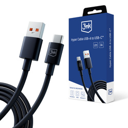 3MK KABEL HYPER USB/TYPE-C 1,2m 5A czarny