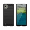 Etui silikonowe Carbon Case do Nokia C110 - czarne