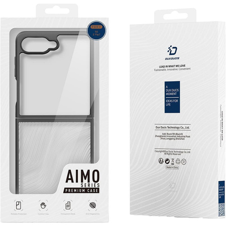 Etui Dux Ducis Aimo na Samsung Galaxy Z Flip7 - czarne