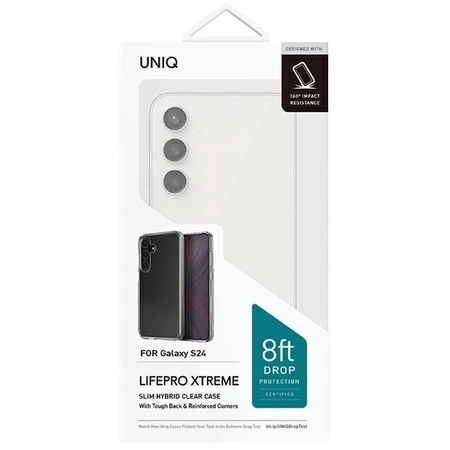 Etui UNIQ LifePro Xtreme na Samsung Galaxy S24 - przezroczyste