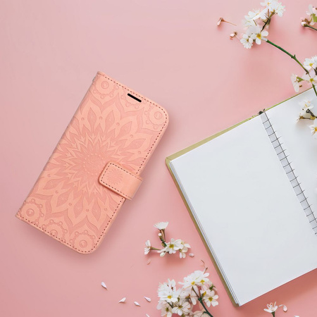 Kabura MEZZO Book do IPHONE 16 mandala peach fuzz