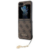 Original Case SAMSUNG GALAXY Z FLIP 5 Guess Hardcase 4G Charms Collection (GUHCZF5GF4GBR) brown