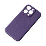 MagSafe-kompatible Silikonhülle für iPhone 15 Pro Max Silikonhülle – Lila