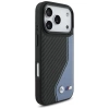 Etui BMW M Carbon Logo MagSafe na iPhone 17 Pro - niebieskie