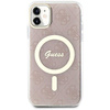 Guess GUHMN61H4STP iPhone 11 6.1" pink/pink Hardcase 4G MagSafe